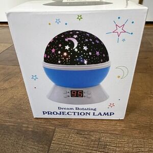 Kids Dream Rotating Projection Lamp Starry Sky Night Light Nursery